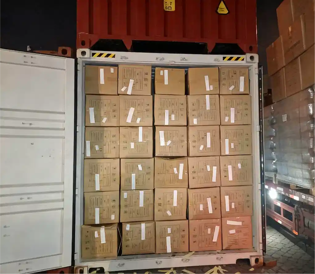 Compressed sofa packing diagram