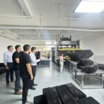 The OEM customer came to visit the factory.